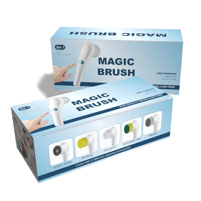 5-in-1 Electric Cleaning Brush – Clean Smarter, Not Harder