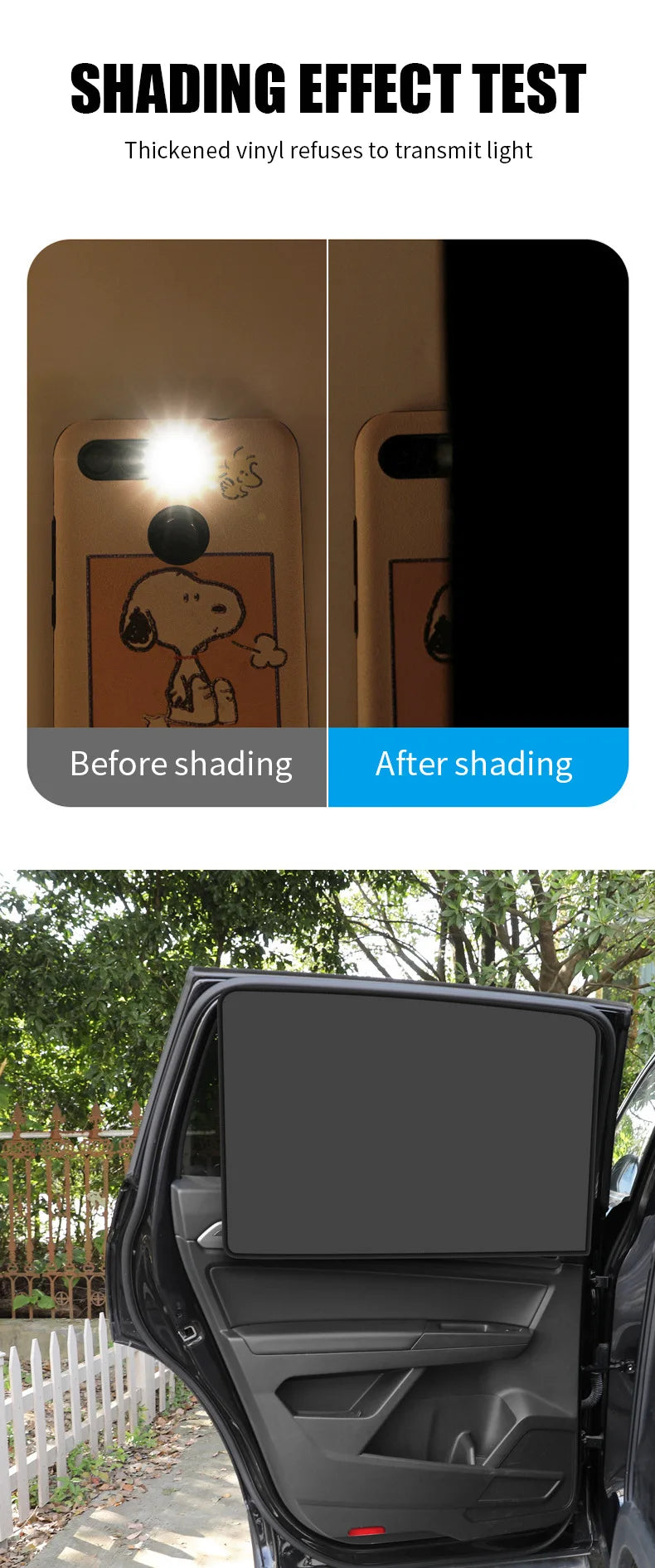 Car Sunshade Magnetic Curtain: Full Blackout UV Protection for Summer Sun Protection