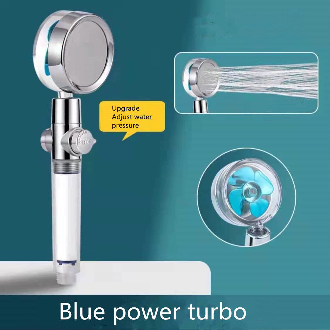360° Rotating High Pressure Shower Head