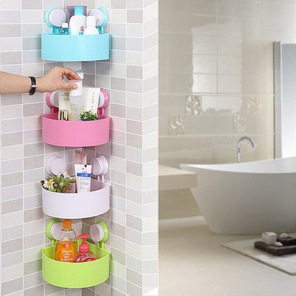 Corner Bathroom Storage Rack