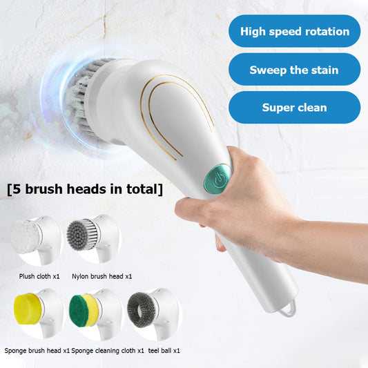 5-in-1 Electric Cleaning Brush – Clean Smarter, Not Harder