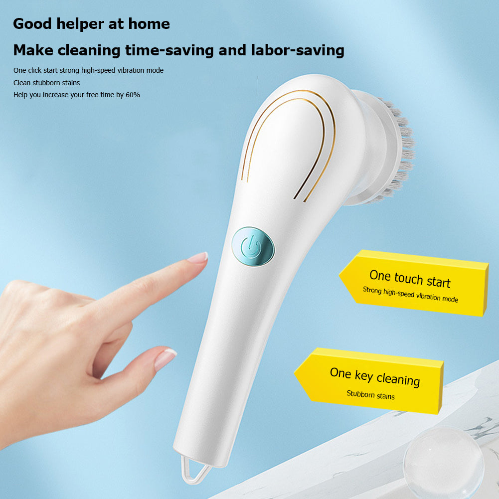5-in-1 Electric Cleaning Brush – Clean Smarter, Not Harder