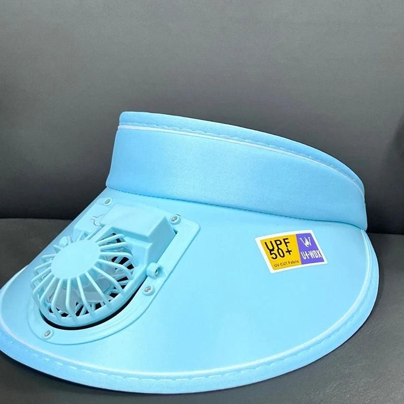 USB Cooling Fan Sun Visor