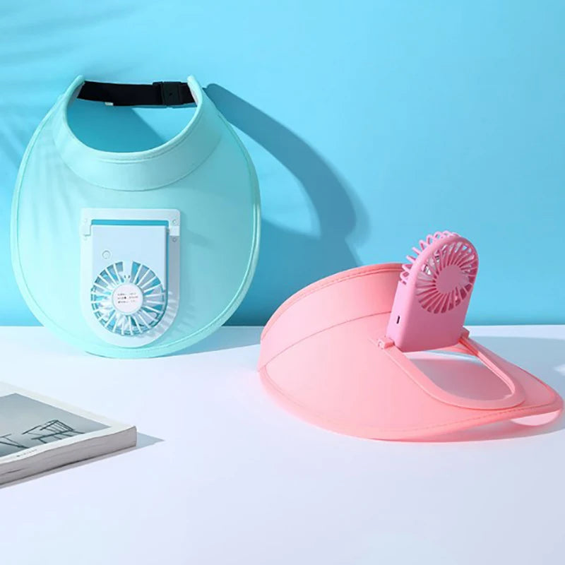 USB Cooling Fan Sun Visor