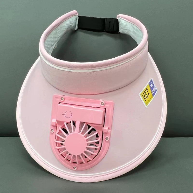 USB Cooling Fan Sun Visor