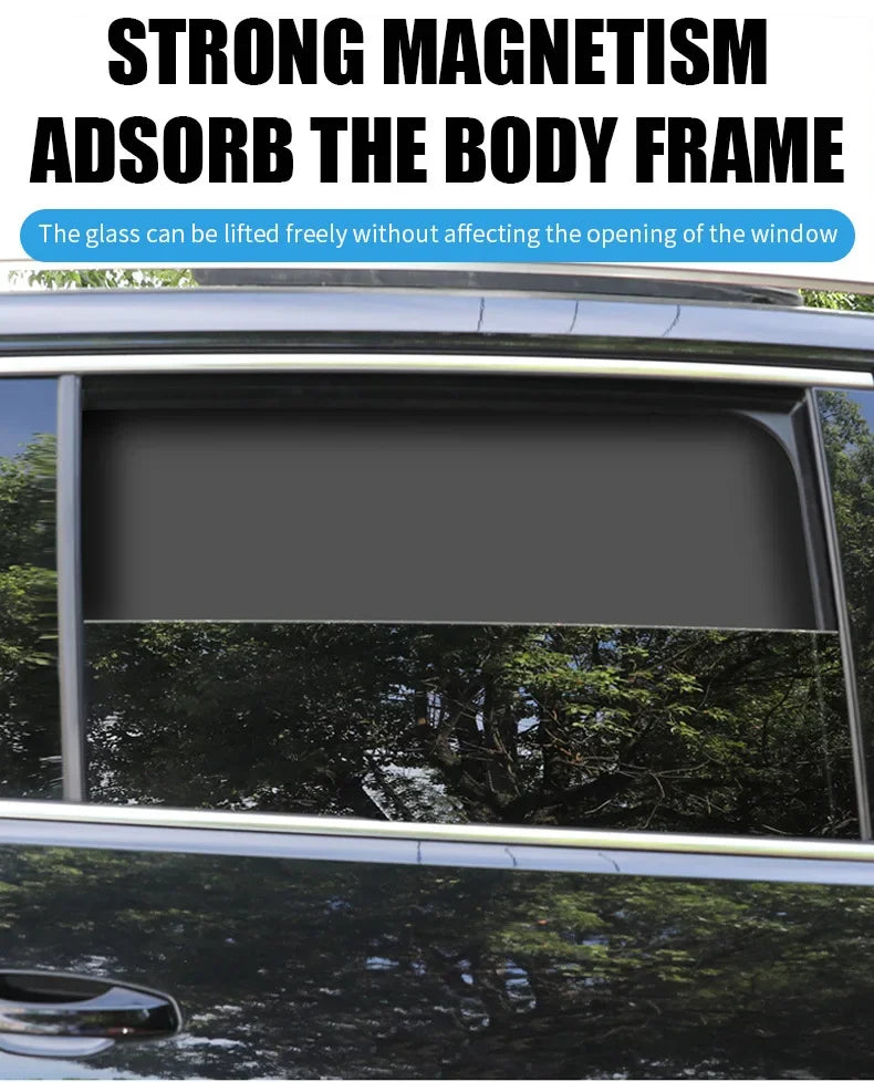 Car Sunshade Magnetic Curtain: Full Blackout UV Protection for Summer Sun Protection