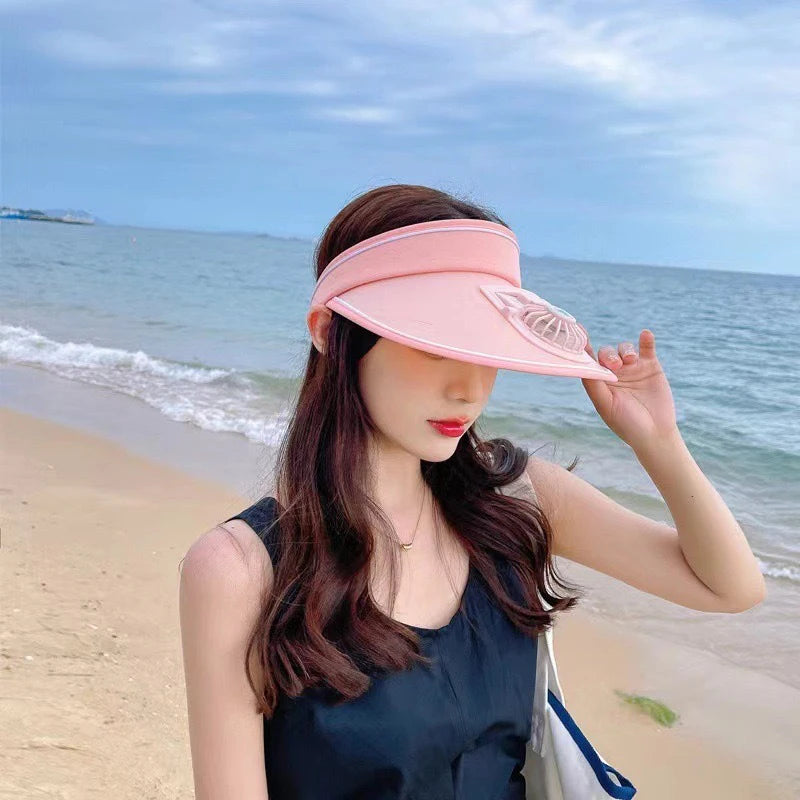 USB Cooling Fan Sun Visor