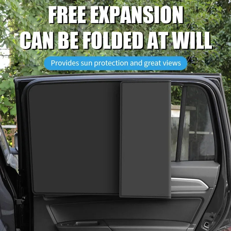 Car Sunshade Magnetic Curtain: Full Blackout UV Protection for Summer Sun Protection