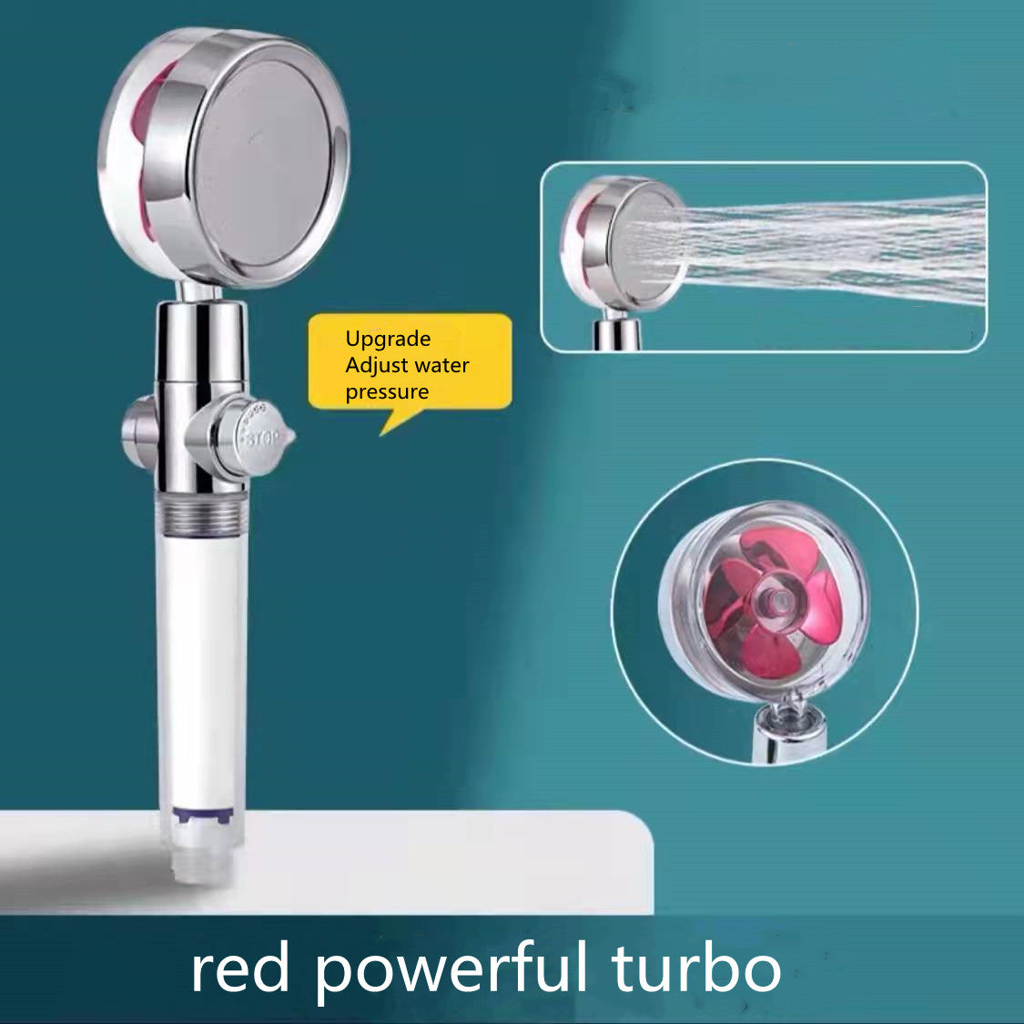 360° Rotating High Pressure Shower Head