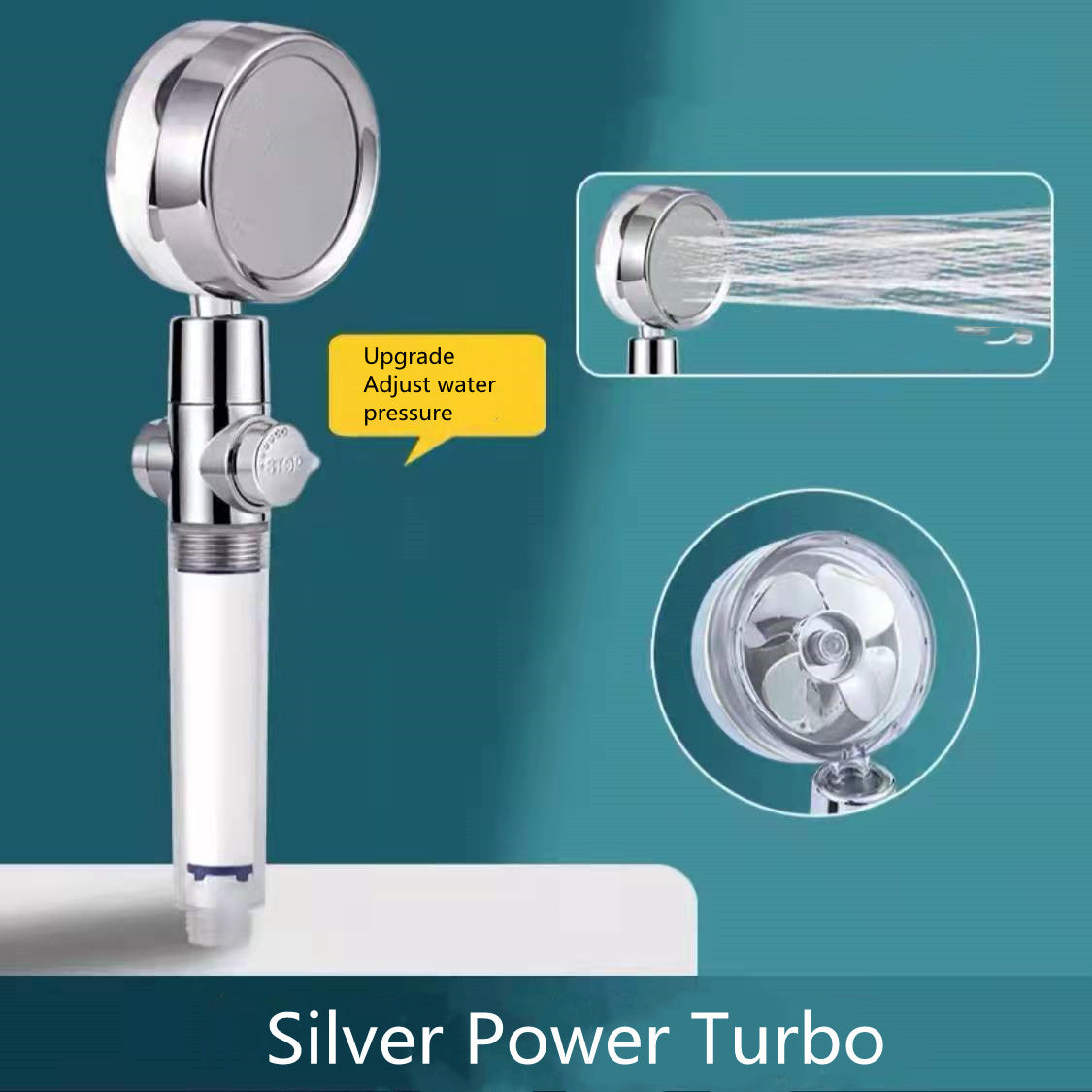 360° Rotating High Pressure Shower Head